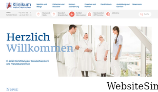 klinikum-wegr.at Screenshot