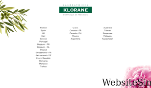 klorane.com Screenshot