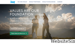 knauf.com Screenshot