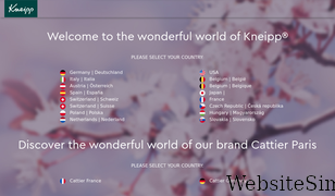 kneipp.com Screenshot