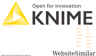 knime.com Screenshot