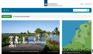 knmi.nl Screenshot