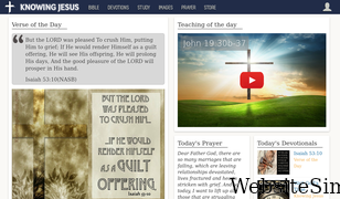 knowing-jesus.com Screenshot