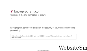 knowprogram.com Screenshot