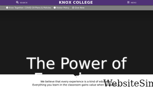 knox.edu Screenshot
