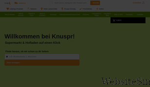 knuspr.de Screenshot