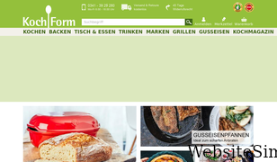 kochform.de Screenshot