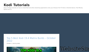 kodi-tutorials.uk Screenshot