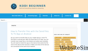 kodibeginner.com Screenshot