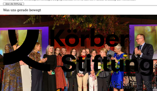 koerber-stiftung.de Screenshot