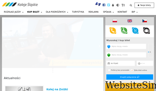 kolejeslaskie.com Screenshot