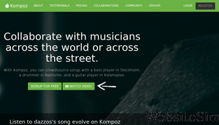 kompoz.com Screenshot