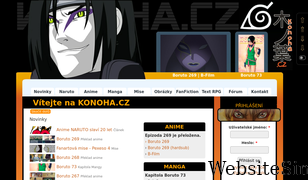 konoha.cz Screenshot