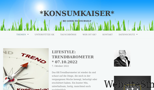 konsumkaiser.com Screenshot
