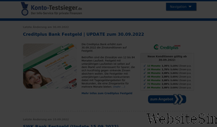 konto-testsieger.de Screenshot