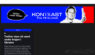 kontrast.dk Screenshot