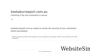 kookaburrasport.com.au Screenshot