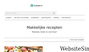 kookidee.nl Screenshot