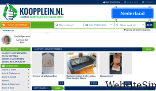koopplein.nl Screenshot