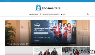 kopsmartare.com Screenshot