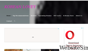 koreanlovey.com Screenshot