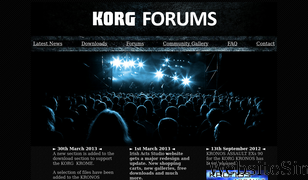 korgforums.com Screenshot
