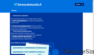 koronarokotusaika.fi Screenshot