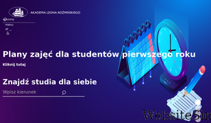 kozminski.edu.pl Screenshot