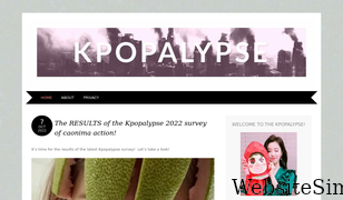 kpopalypse.com Screenshot