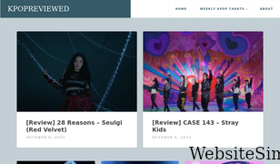 kpopreviewed.com Screenshot