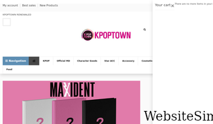 kpoptown.com Screenshot