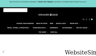 krakendice.com Screenshot