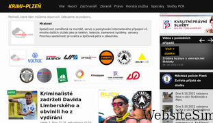 krimi-plzen.cz Screenshot