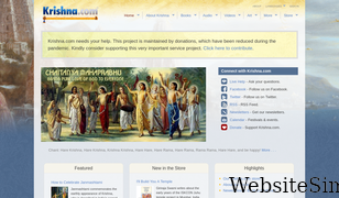krishna.com Screenshot