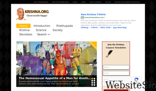 krishna.org Screenshot