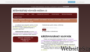krizovkarsky-slovnik-online.cz Screenshot