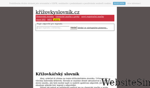 krizovkyslovnik.cz Screenshot