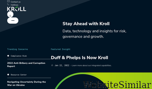 kroll.com Screenshot