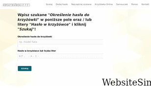 krzyzowki123.pl Screenshot
