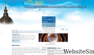 kslegislature.org Screenshot