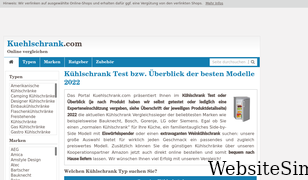 kuehlschrank.com Screenshot