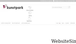 kunstpark-shop.de Screenshot