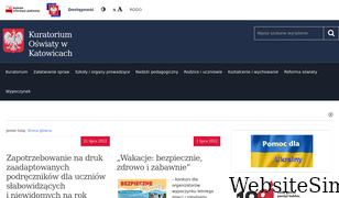 kuratorium.katowice.pl Screenshot