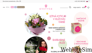 kvety.sk Screenshot