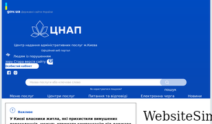 kyivcnap.gov.ua Screenshot