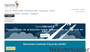 lacnic.net Screenshot