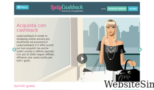 ladycashback.it Screenshot
