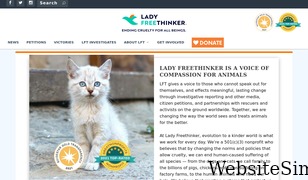ladyfreethinker.org Screenshot