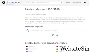 laendercode.net Screenshot