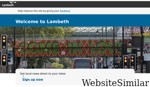 lambeth.gov.uk Screenshot